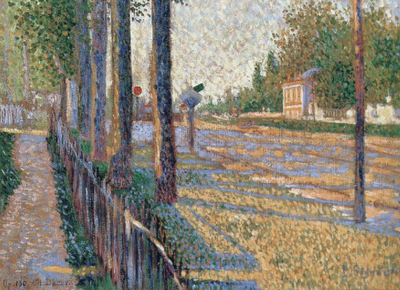 Paul Signac the jun ction at bois colombes opus 130